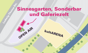 Featured image for the article "Sonderbar im Sinnesgarten und Galeriezelt"